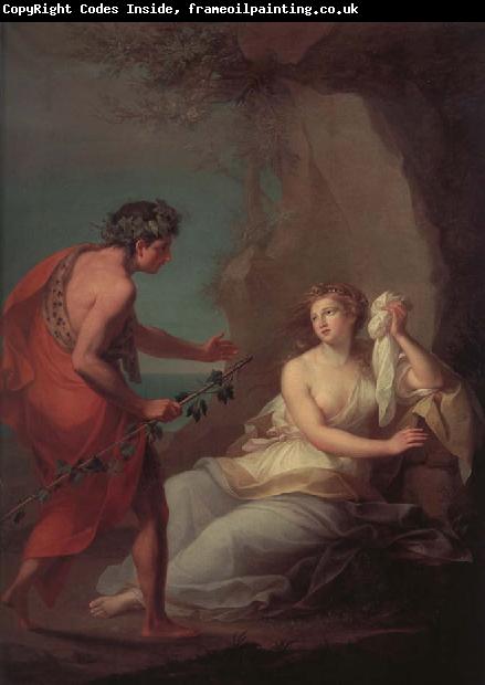 Angelika Kauffmann Bacchus entdeckt die von Theseus Verlasene Ariadne auf Naxos